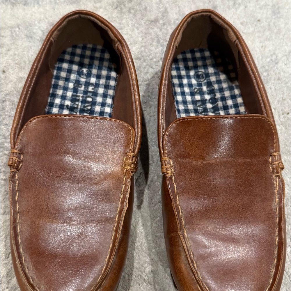 Classic Boys Brown Leather Loafers